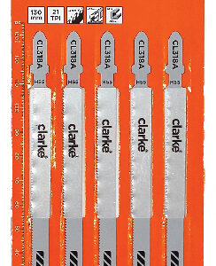 Clarke Jig Saw Blades HSS - BASIC FOR METAL CL318A