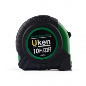 UKEN MEASURING TAPE 10 MTR (25MM) GREEN